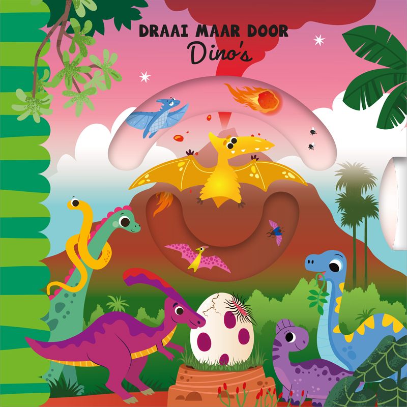 Pearls and Swines Draai maar door - Dino's - Kartonboek - Pearls & Swines