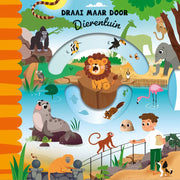 Draai maar door - Dierentuin - Kartonboek