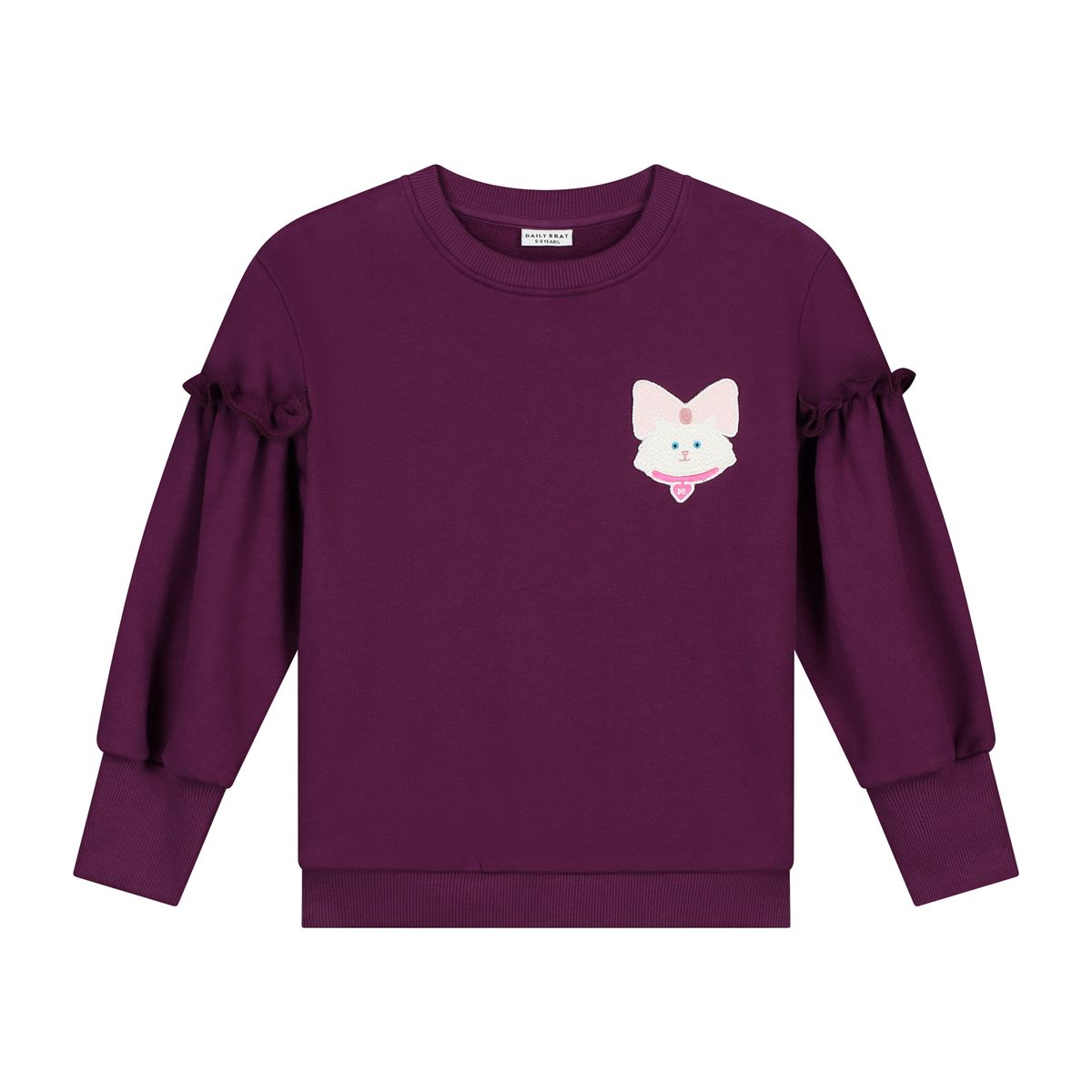 Daily Brat Daily Brat - Kitty Kaatje Sweater - Sky Line Sernade - Pearls & Swines