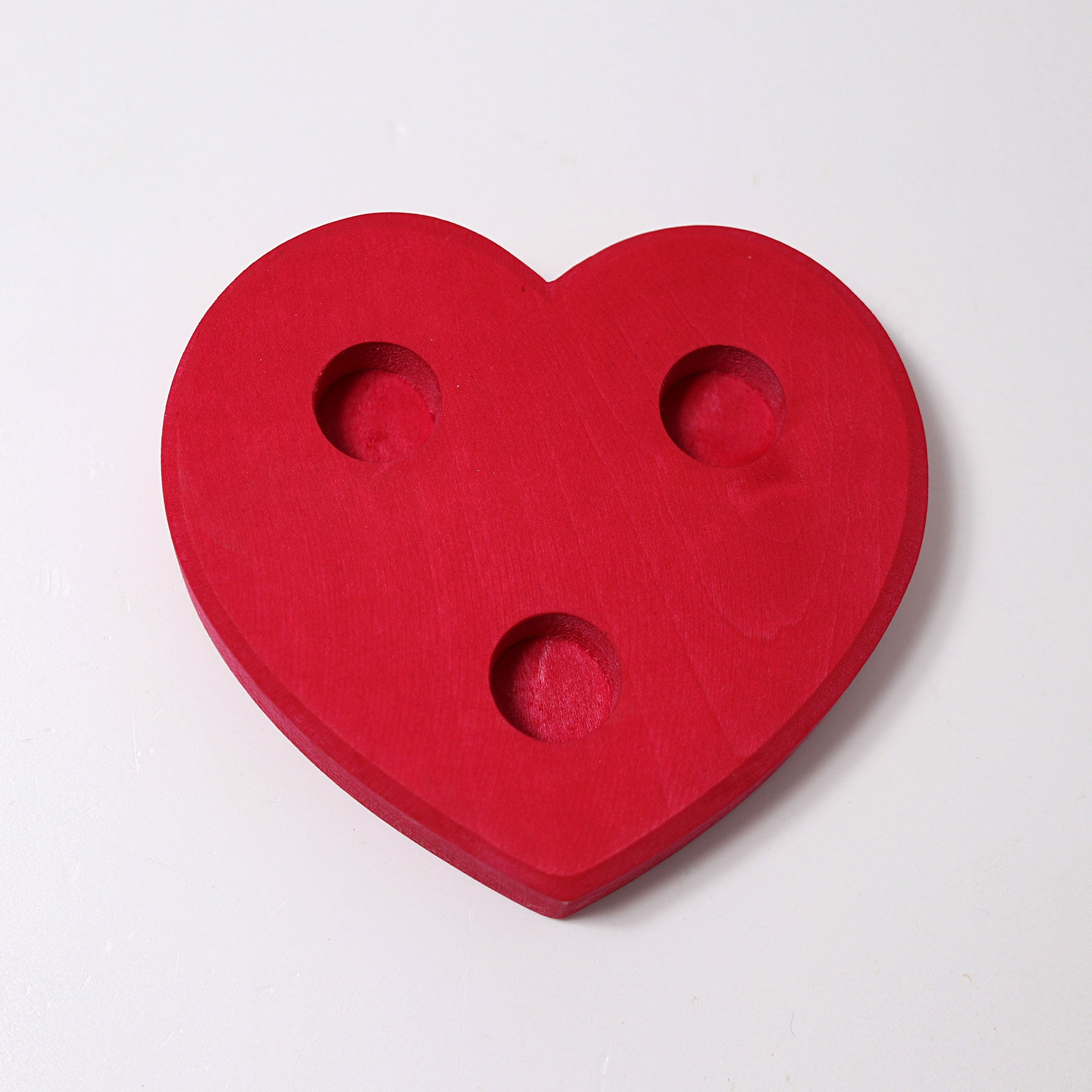 GRIMMS GRIMMS - Large Heart - Red - Pearls & Swines