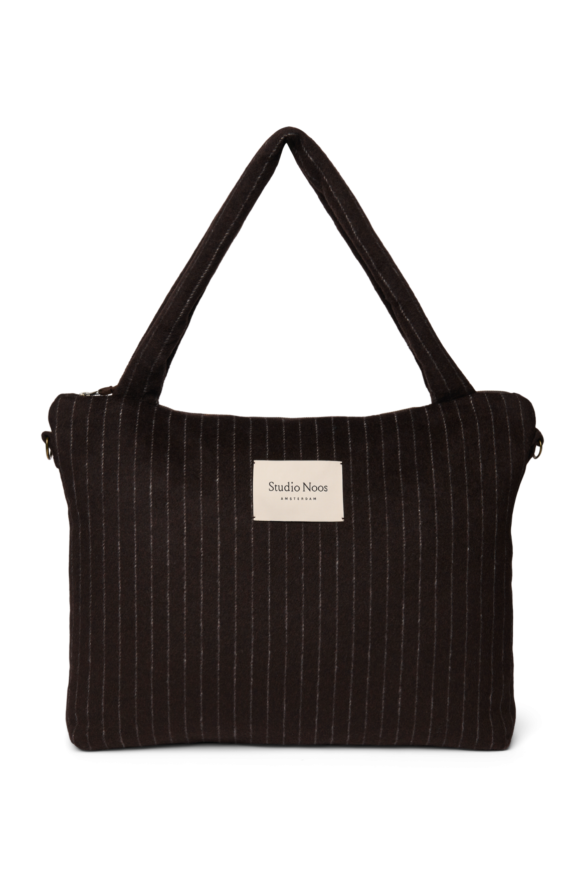 Pearls and Swines Studio Noos - Flannel Diaperbag - Dark Blue Chalkstripe - Pearls & Swines