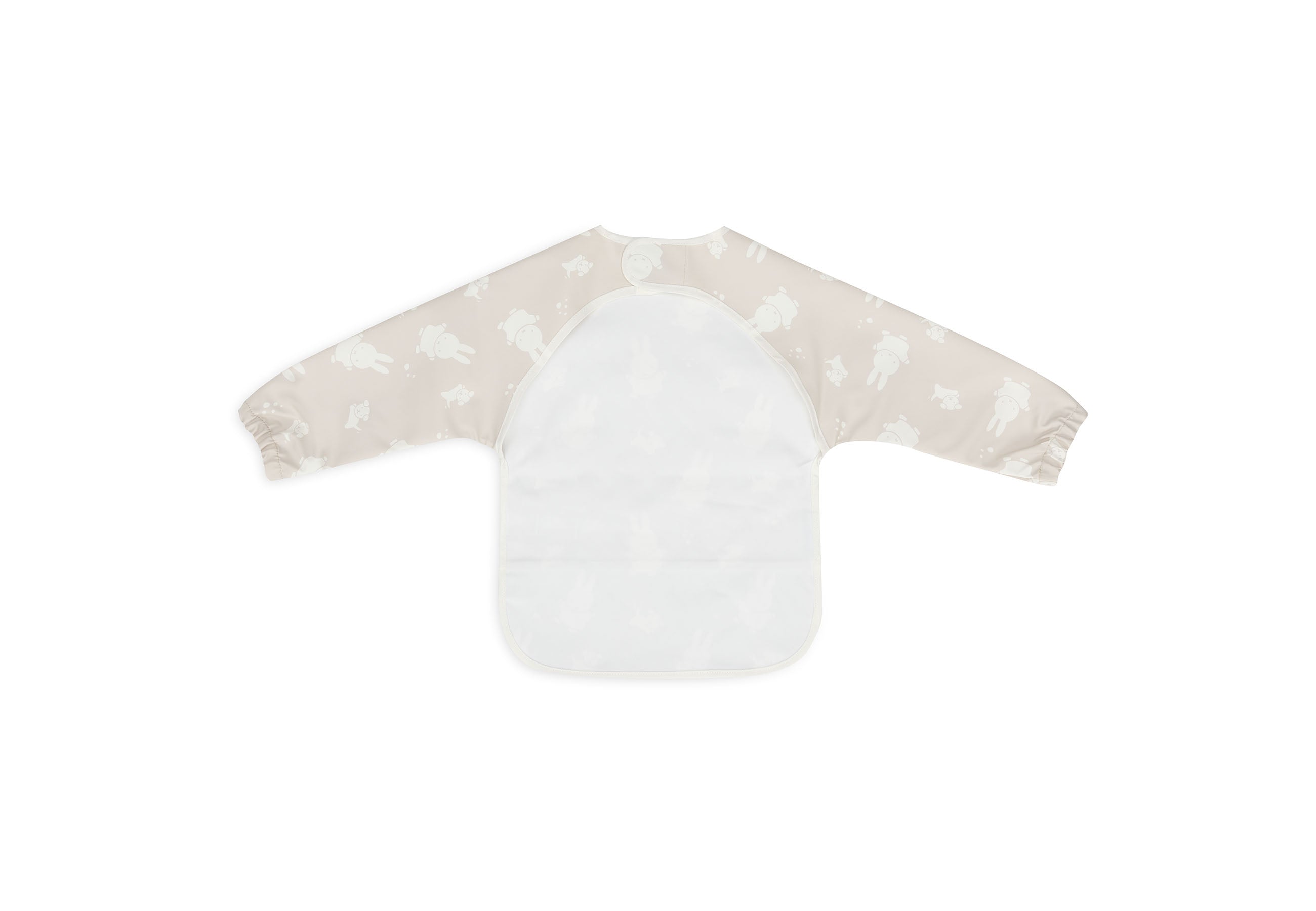 Jollein Jollein - Bib Waterproof long sleeves - Miffy - Nougat - Pearls & Swines