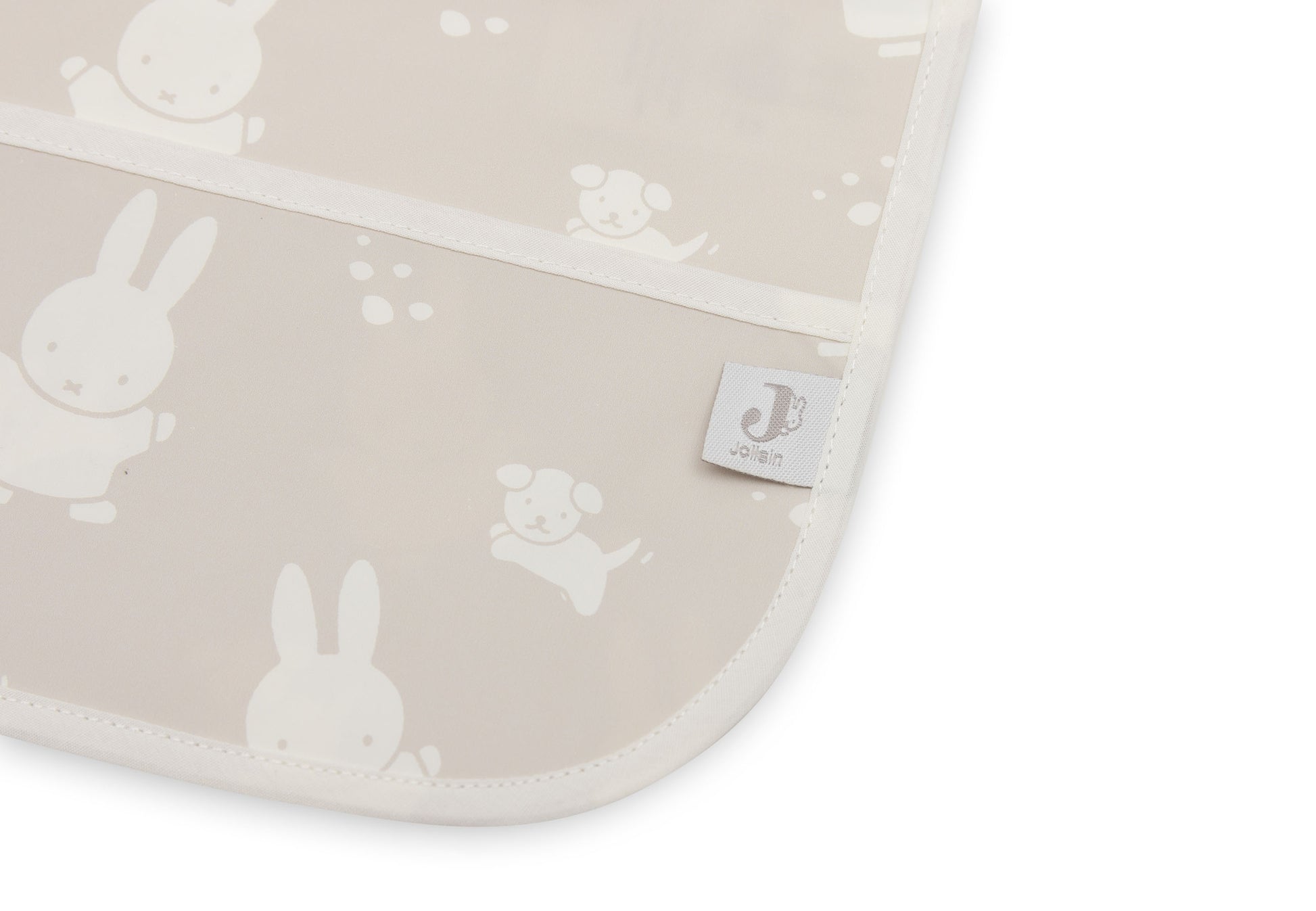 Jollein Jollein - Bib Waterproof long sleeves - Miffy - Nougat - Pearls & Swines
