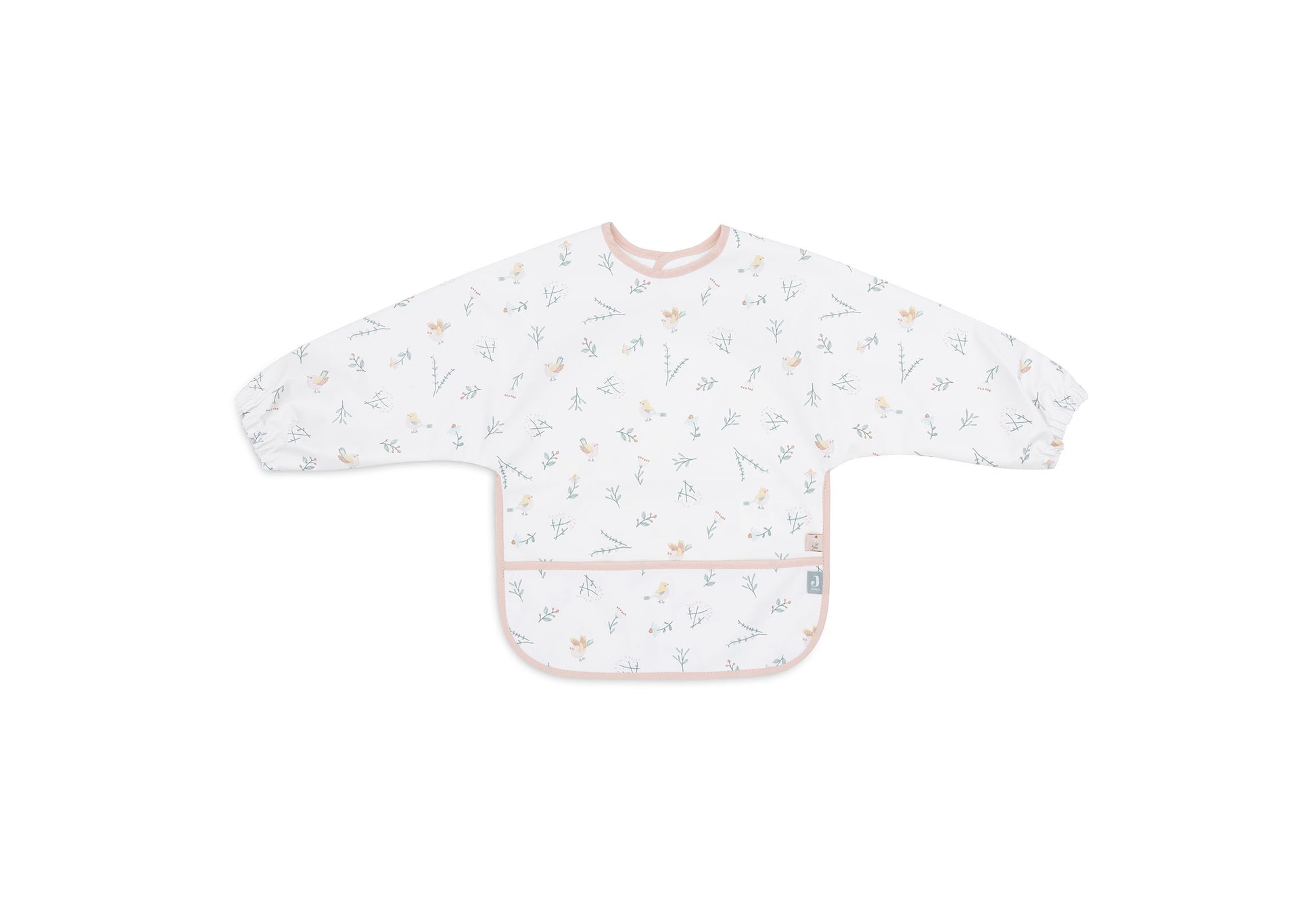 Jollein Jollein - Bib Waterproof long sleeves - Lovely Birds - Pearls & Swines