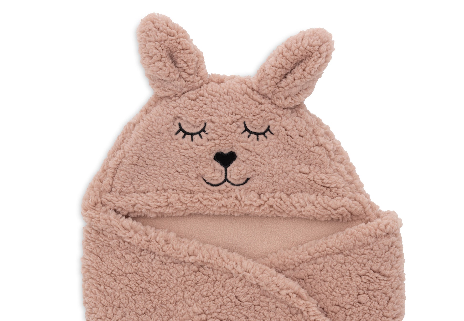 Jollein Jollein - Wrap Blanket Bunny - Wild Rose - Pearls & Swines