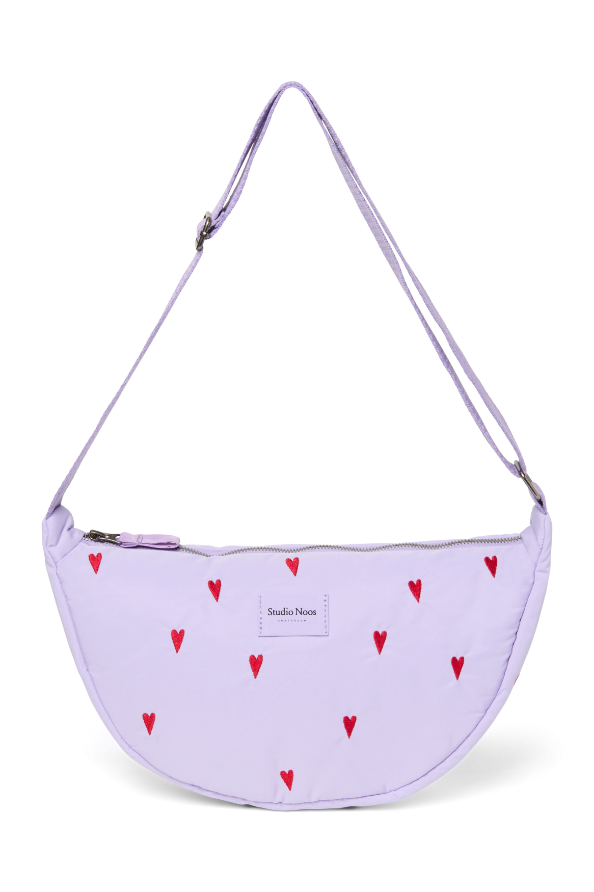 Pearls & Swines Studio Noos - Puffy Fanny Pack - Purple Hearts - Pearls & Swines