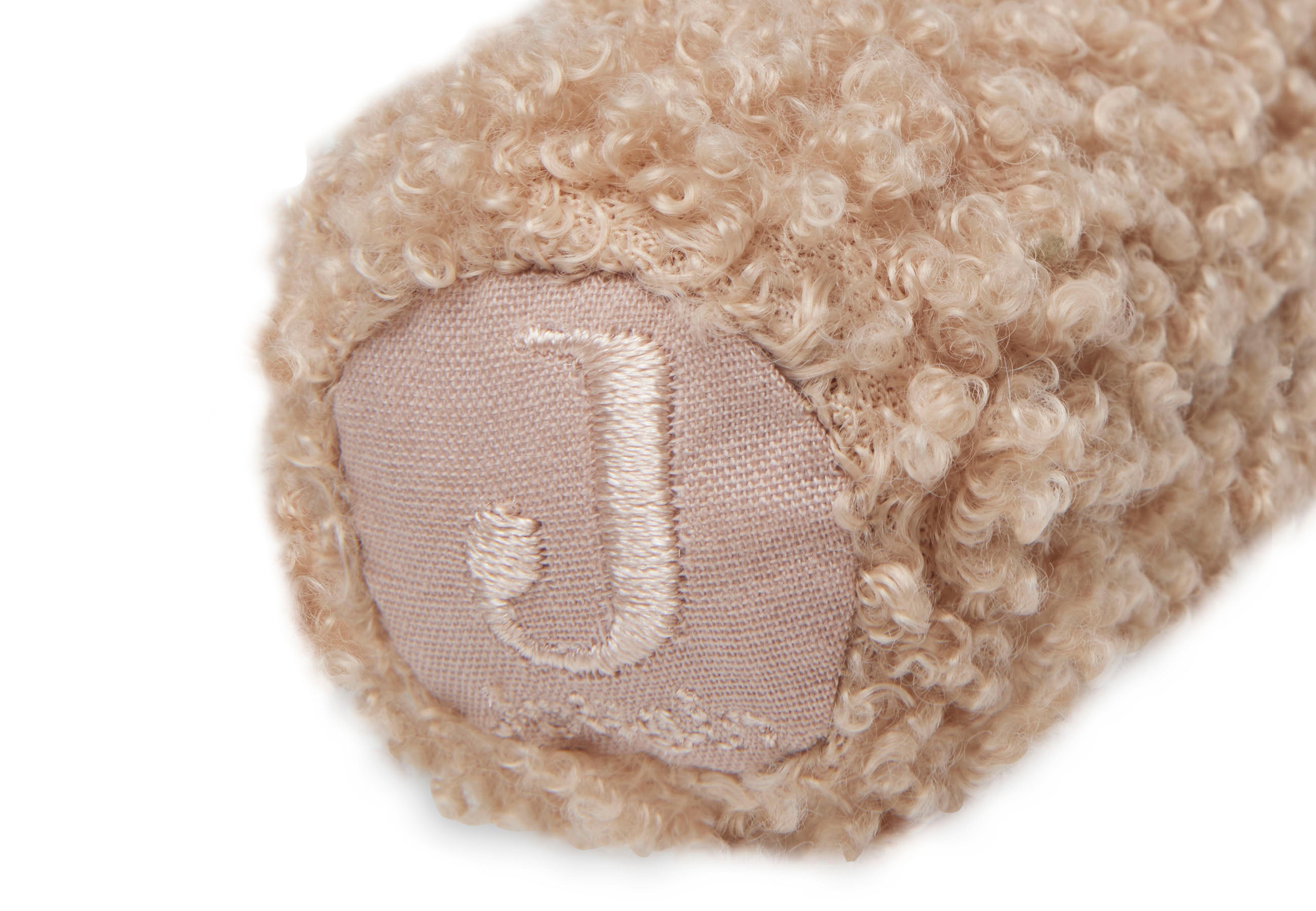 Jollein Jollein - Rattle Teddy Bear - Biscuit - Pearls & Swines