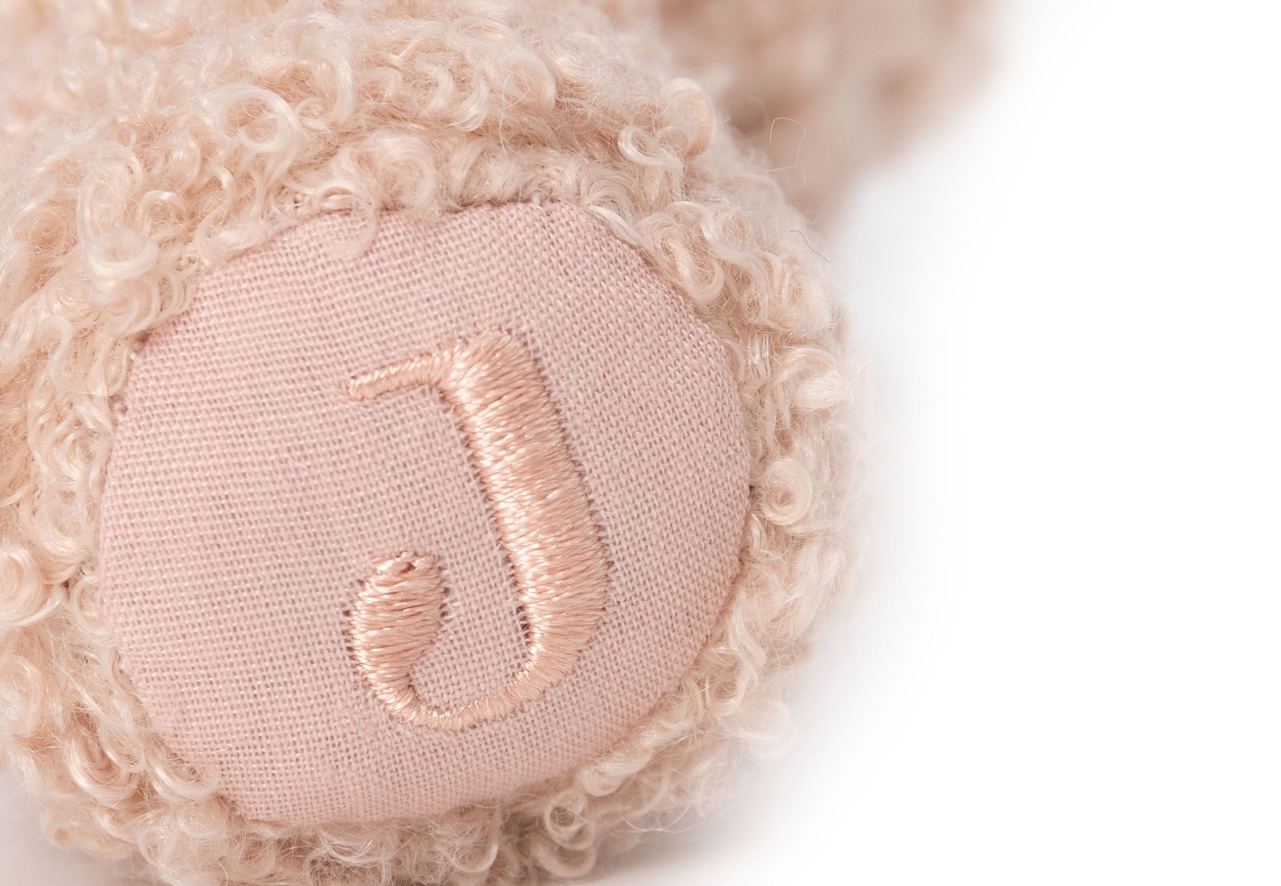 Jollein Jollein - Rattle Teddy Bear - Wild Rose - Pearls & Swines