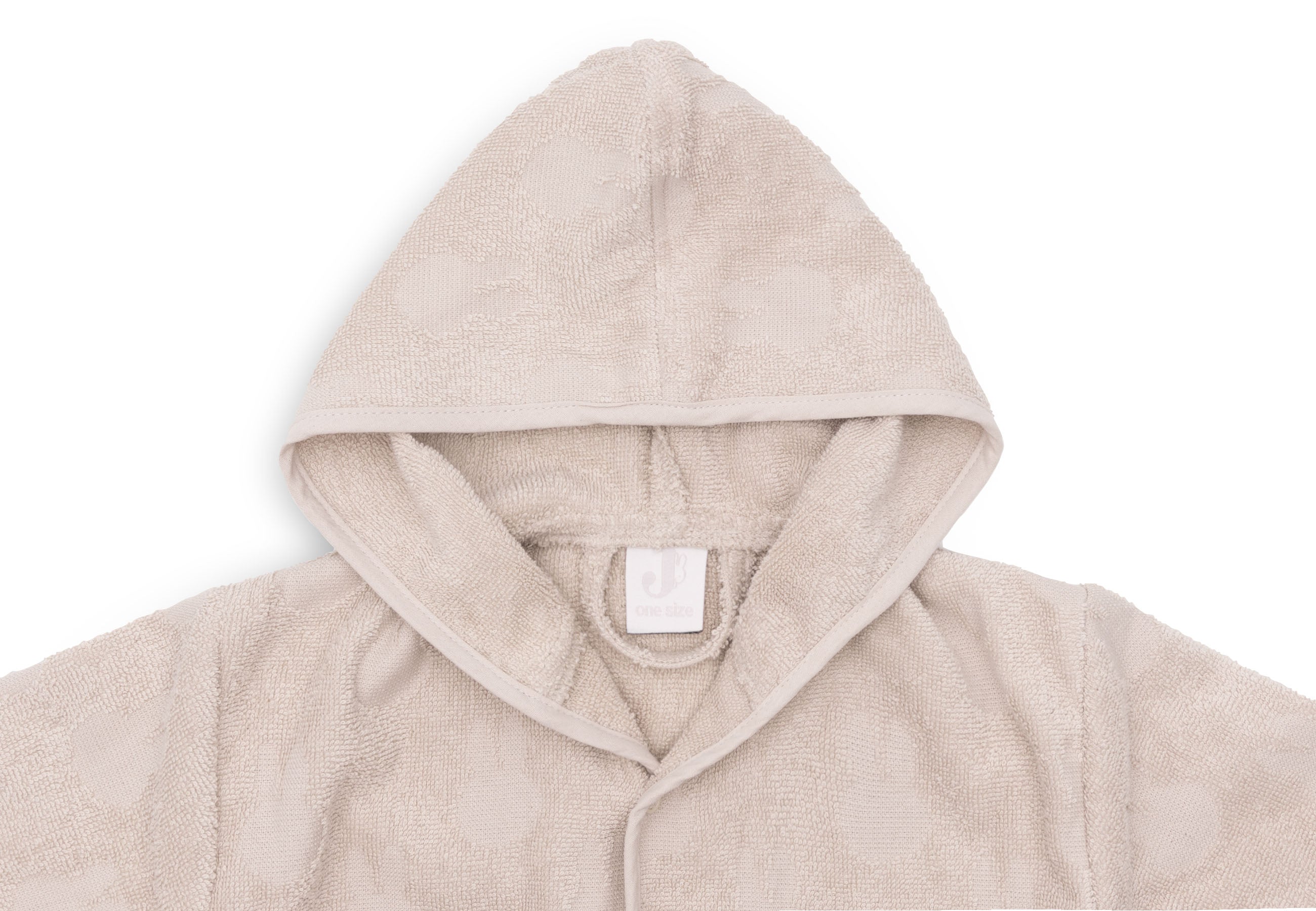Jollein Jollein - Bathrobe Terry Miffy Jacquard - Nougat - Pearls & Swines