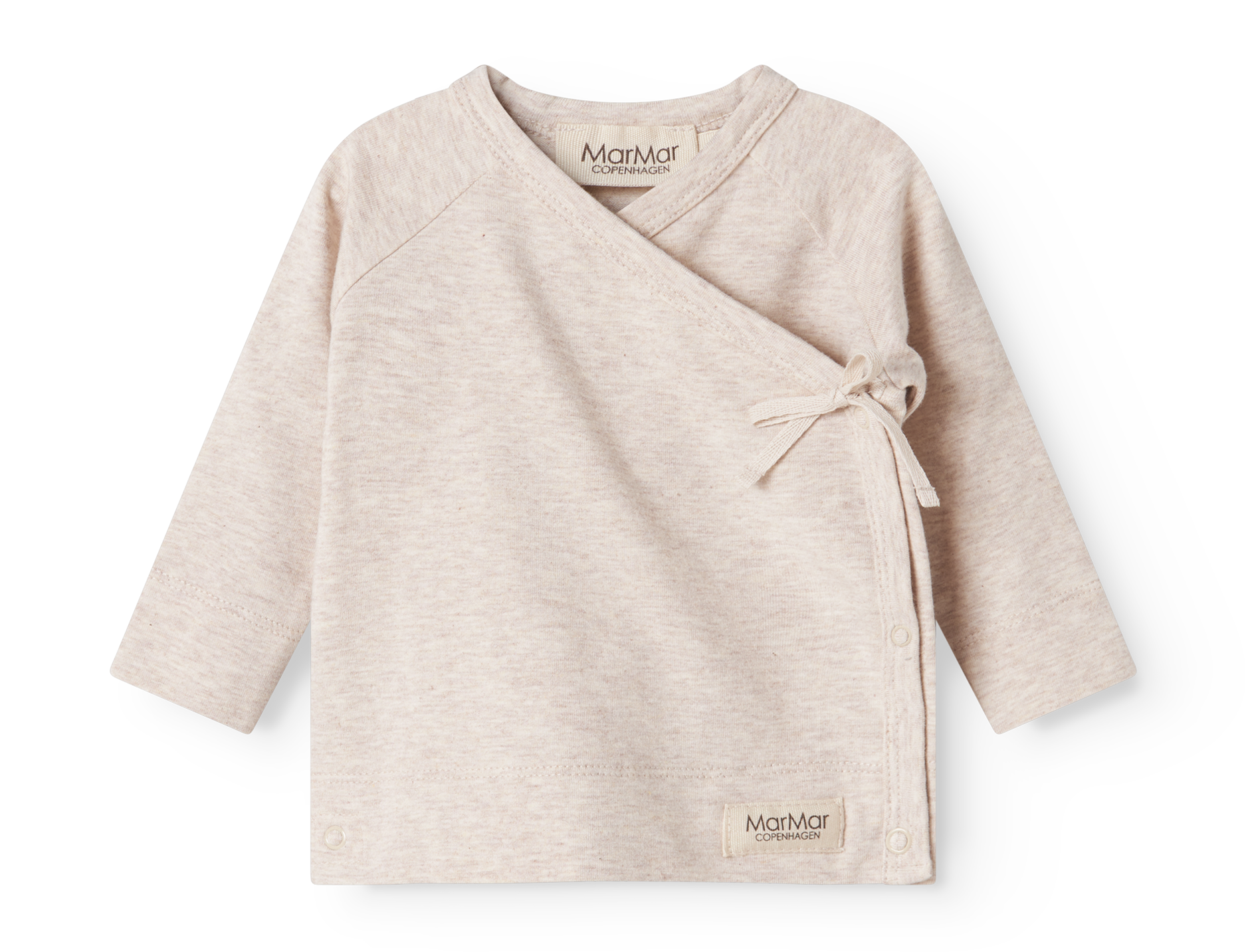 MarMar Copenhagen MarMar Copenhagen - Tut Wrap Modal Newborn - Light Beige Mel - Pearls & Swines