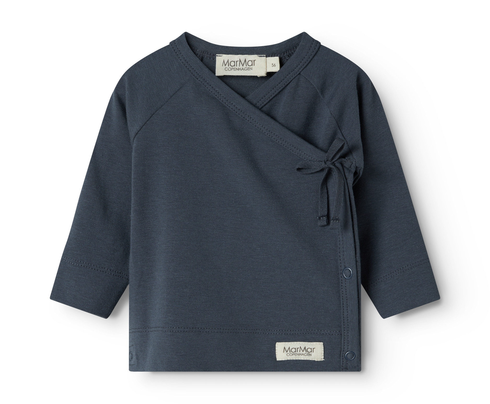 MarMar Copenhagen MarMar Copenhagen - Tut Wrap Modal Newborn - Blue - Pearls & Swines