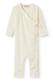 MarMar Copenhagen MarMar Copenhagen - Rula Wool Rib Newborn - Naturel - Pearls & Swines