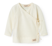 MarMar Copenhagen MarMar Copenhagen - Tut Wool Rib Newborn - Naturel - Pearls & Swines