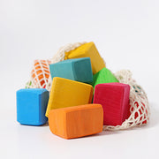 GRIMMS GRIMMS - Colored Waldorf Blocks - Multi color - Pearls & Swines