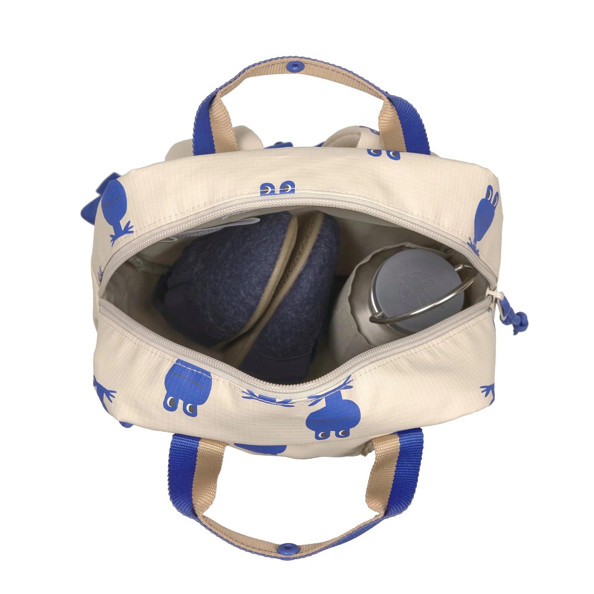 Lässig Lässig - Mini Square Backpack - Happy Trails - Frog - Pearls & Swines