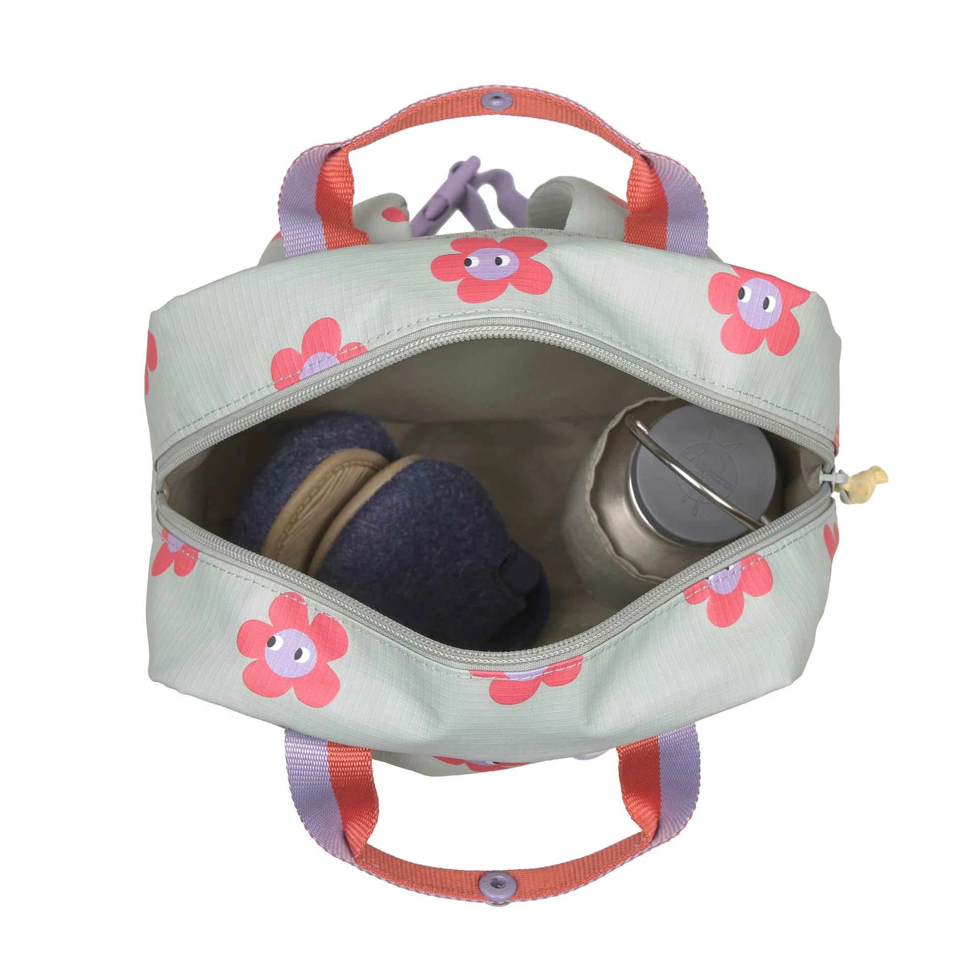 Lässig Lässig - Mini Square Backpack - Happy Trails - Flower - Pearls & Swines