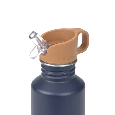 Lässig Lässig - Bottle Stainless Steel - Little Gang Smile - Navy - Pearls & Swines