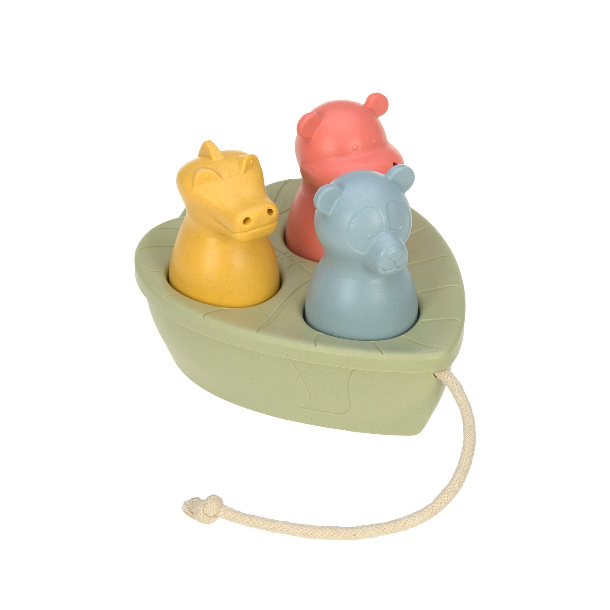 Lässig Lässig - Boat Toy Set Water Friends - panda/hippo/crocodile - Pearls & Swines