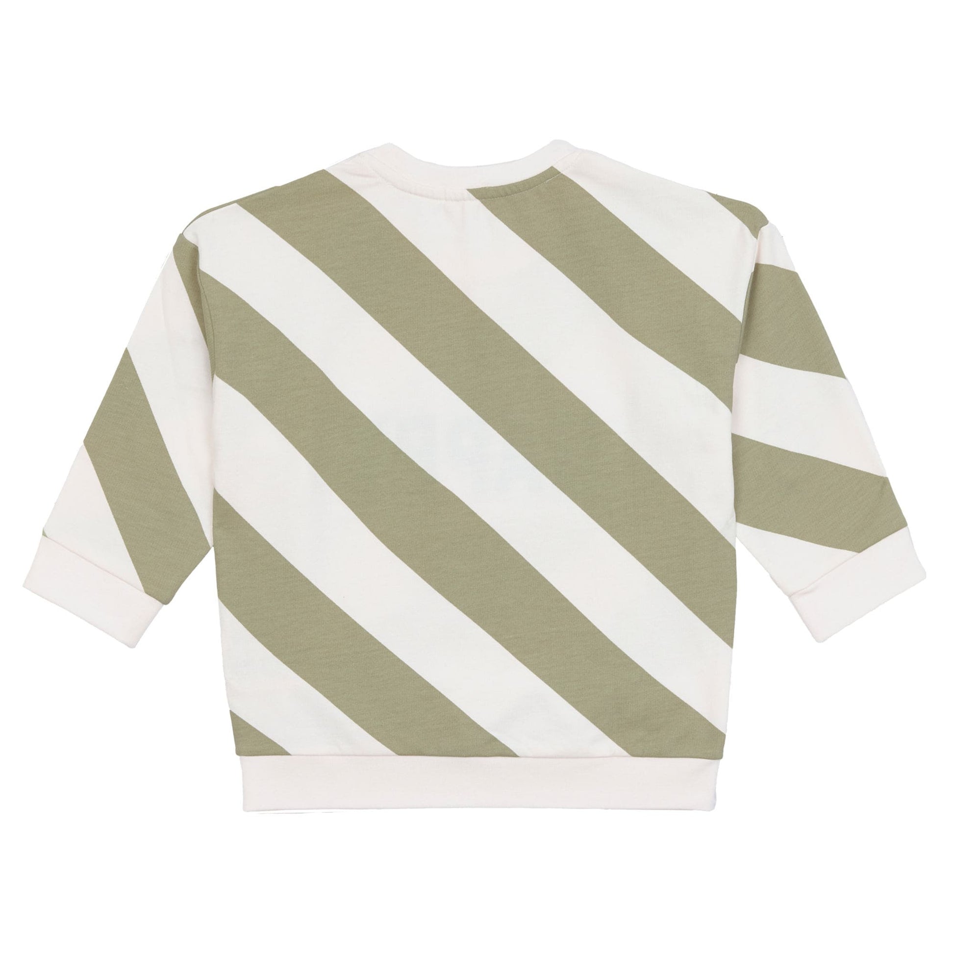 Lässig Lässig - Kids Sweater GOTS - Happy milky/light, khaki - Pearls & Swines