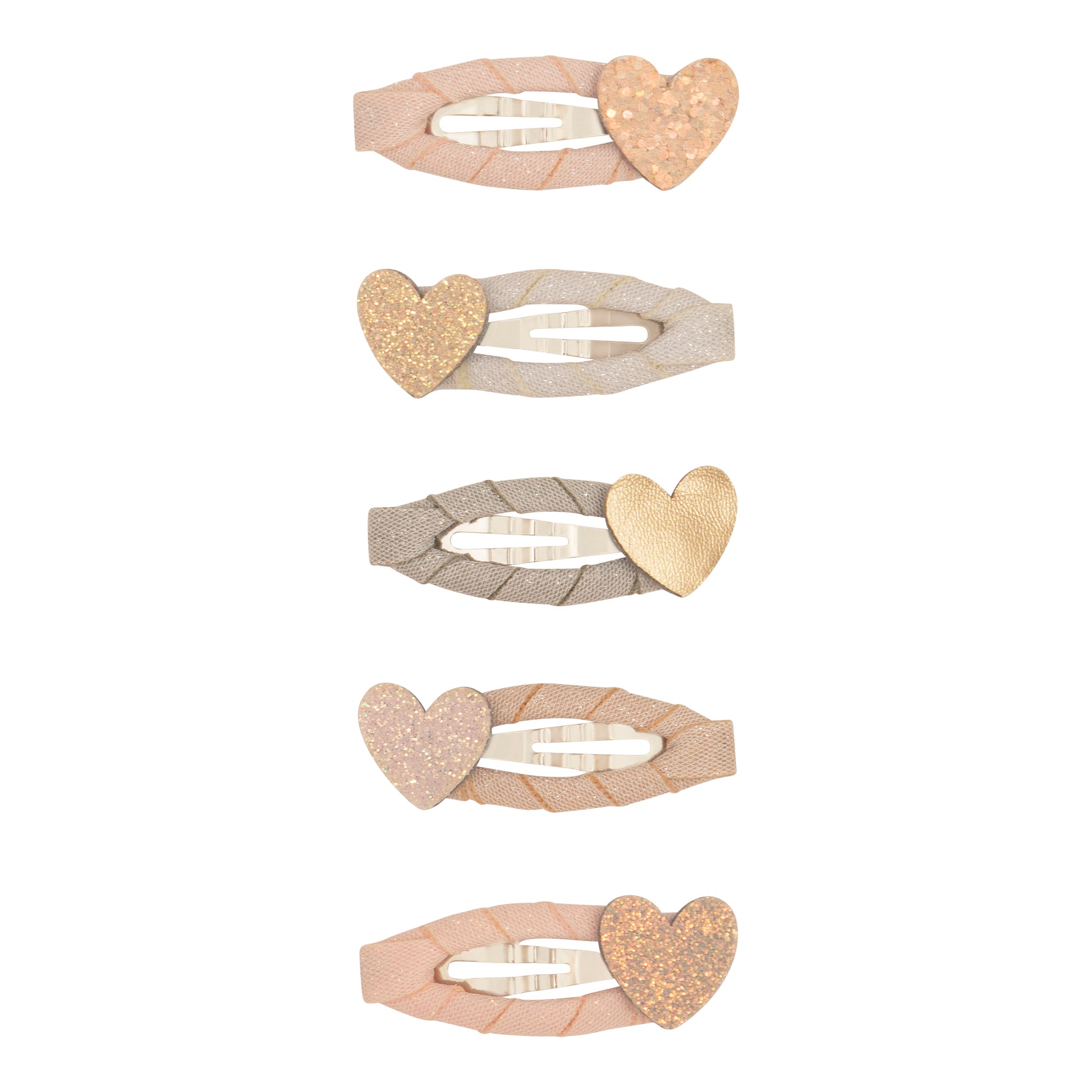 Mimi & Lula Mimi & Lula - mini clic clacs - Teeny heart - Pearls & Swines