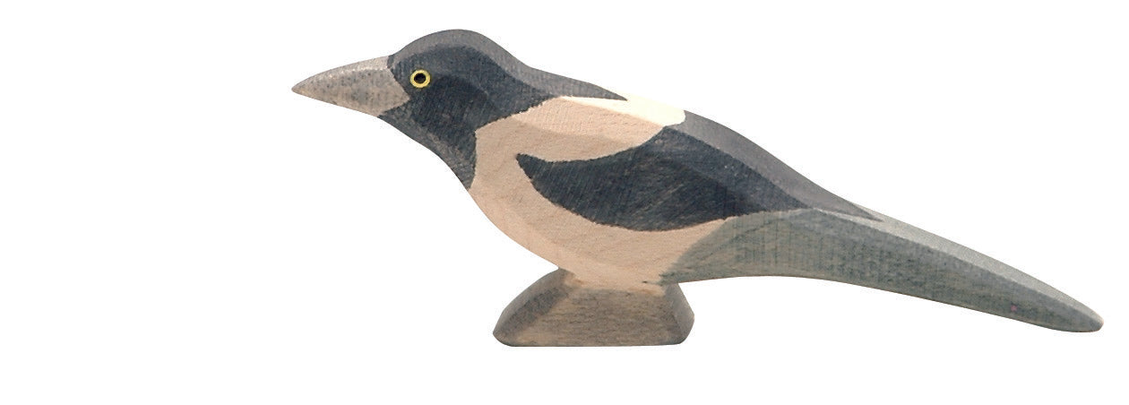 Ostheimer Ostheimer - Magpie - Wooden animal - Pearls & Swines