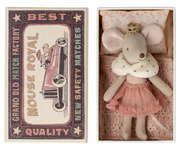 Maileg Maileg - Princess Mouse - Little Sister in Matchbox - Pearls & Swines