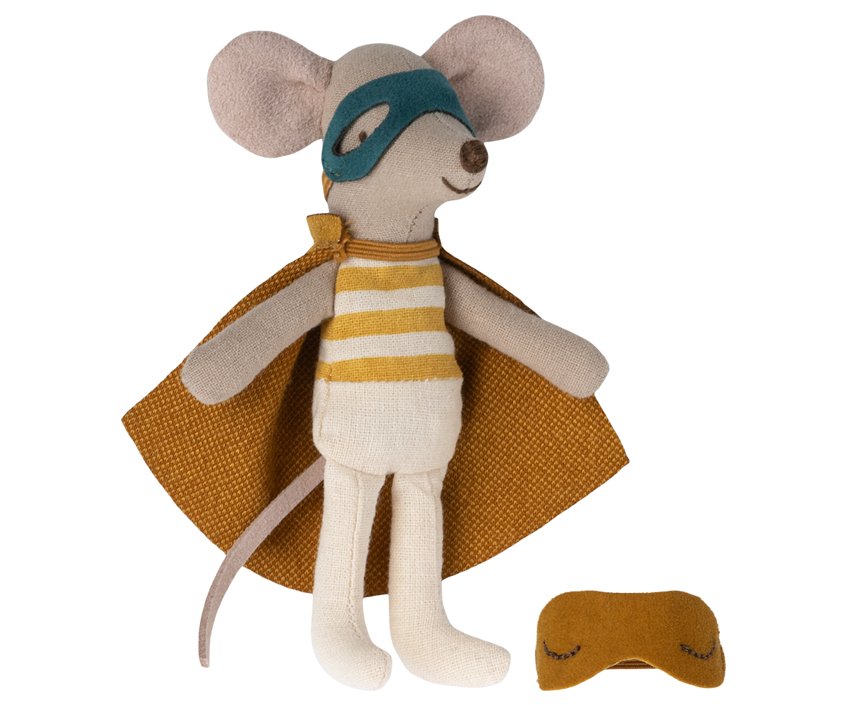 Maileg Maileg - Super Hero - Little Brother in Matchbox - Pearls & Swines