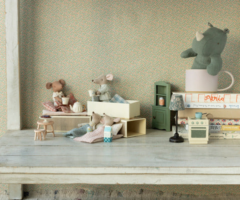 Maileg Maileg - Little Sister Mouse in Matchbox - Pearls & Swines
