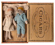 Maileg - Mum and Dad - Mice in cigarbox