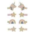 Mimi en Lula - mini clips - Celeste Unicorn