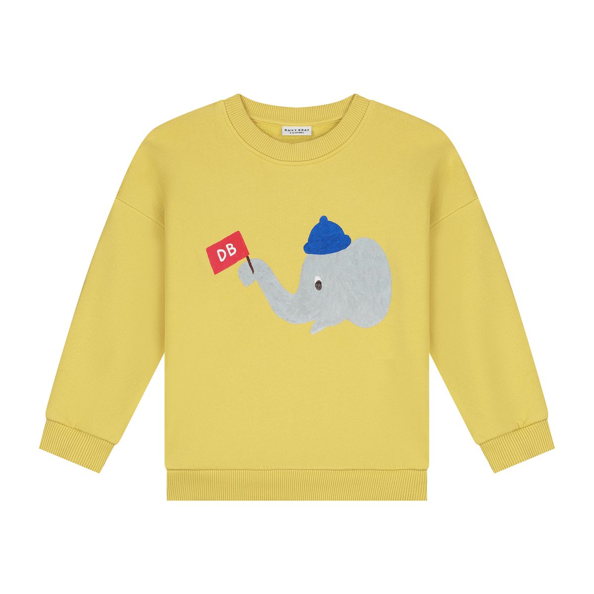 Daily Brat Daily Brat - Elephunk Sweater - Lush Lemonade - Pearls & Swines