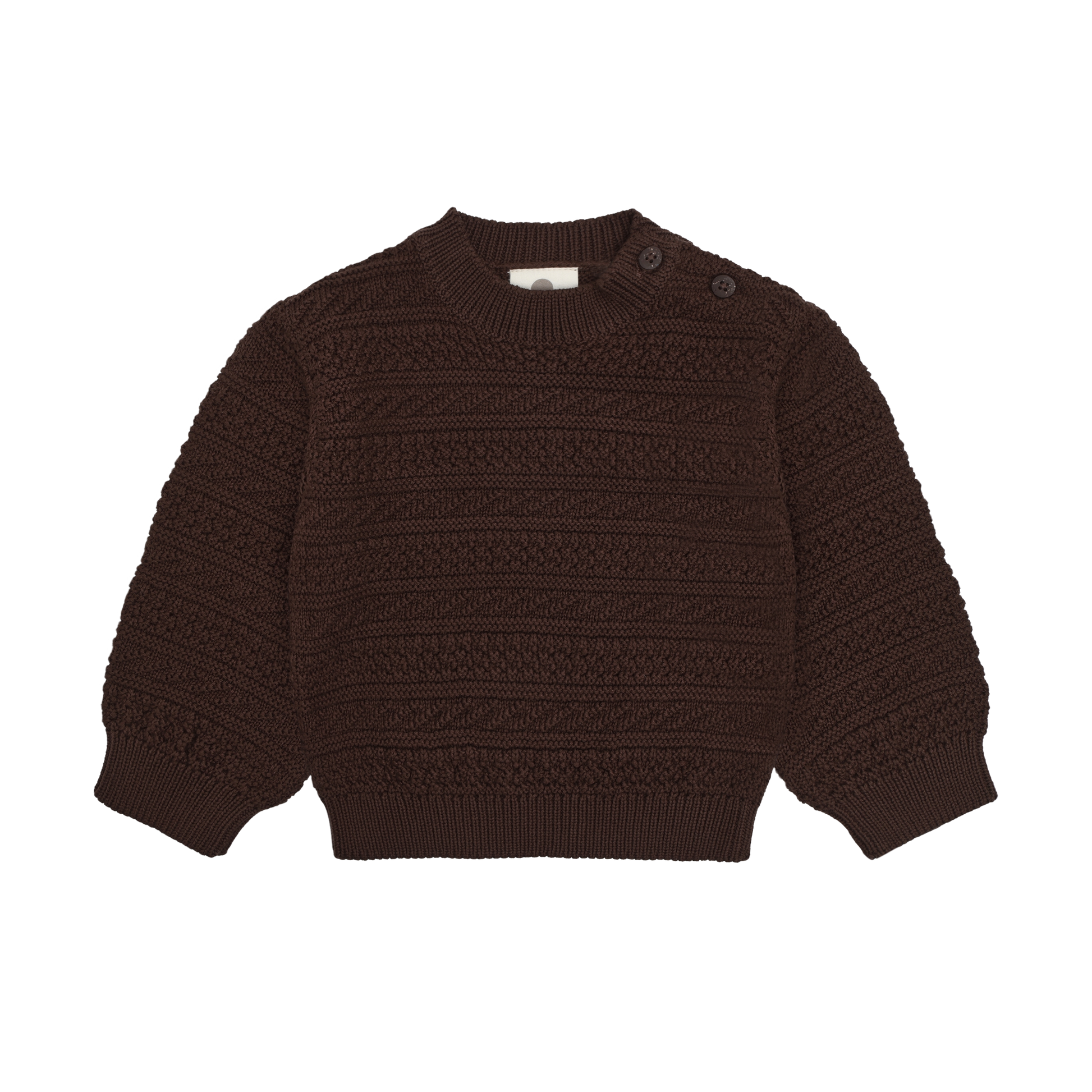 Enfant Enfant - Pullover Knit - Chestnut - Pearls & Swines