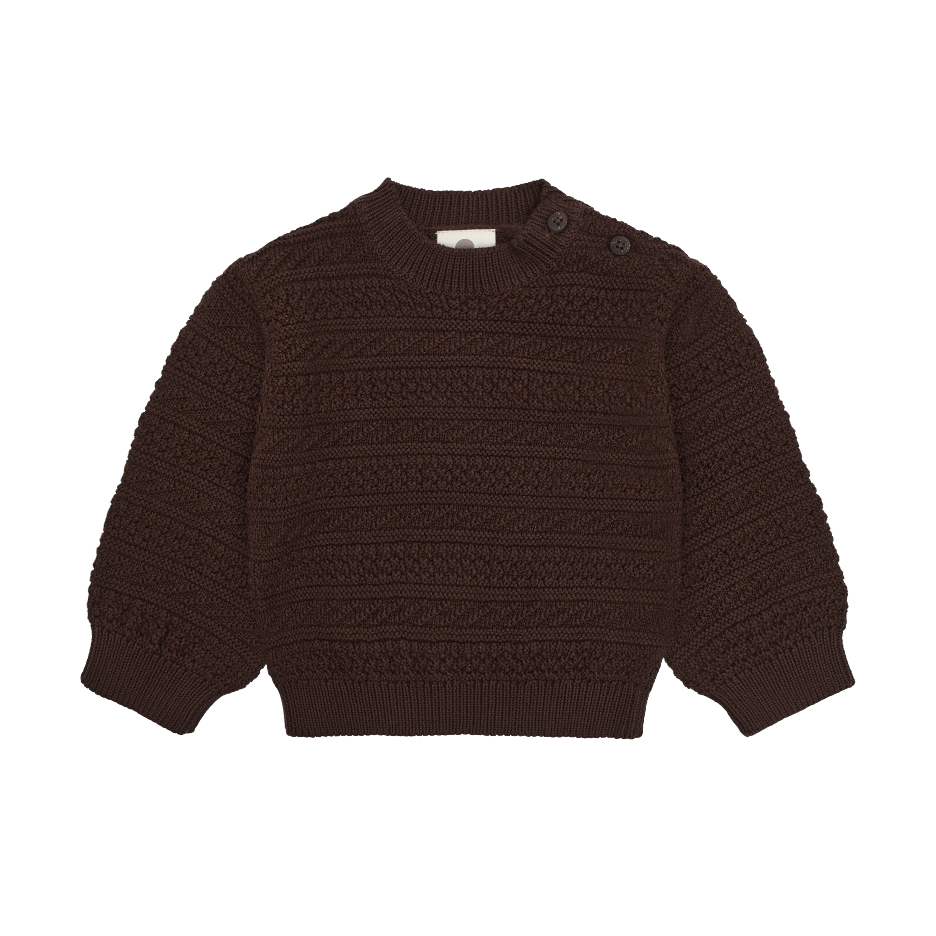 Enfant Enfant - Pullover Knit - Chestnut - Pearls & Swines