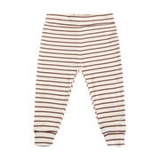 Enfant Enfant - Pants Rib Stripe - Chestnut - Pearls & Swines