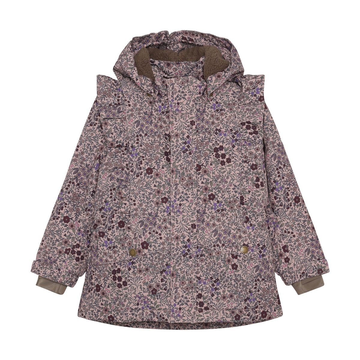 Enfant Enfant - Jacket W. Frills AOP - Adobe Rose - Pearls & Swines