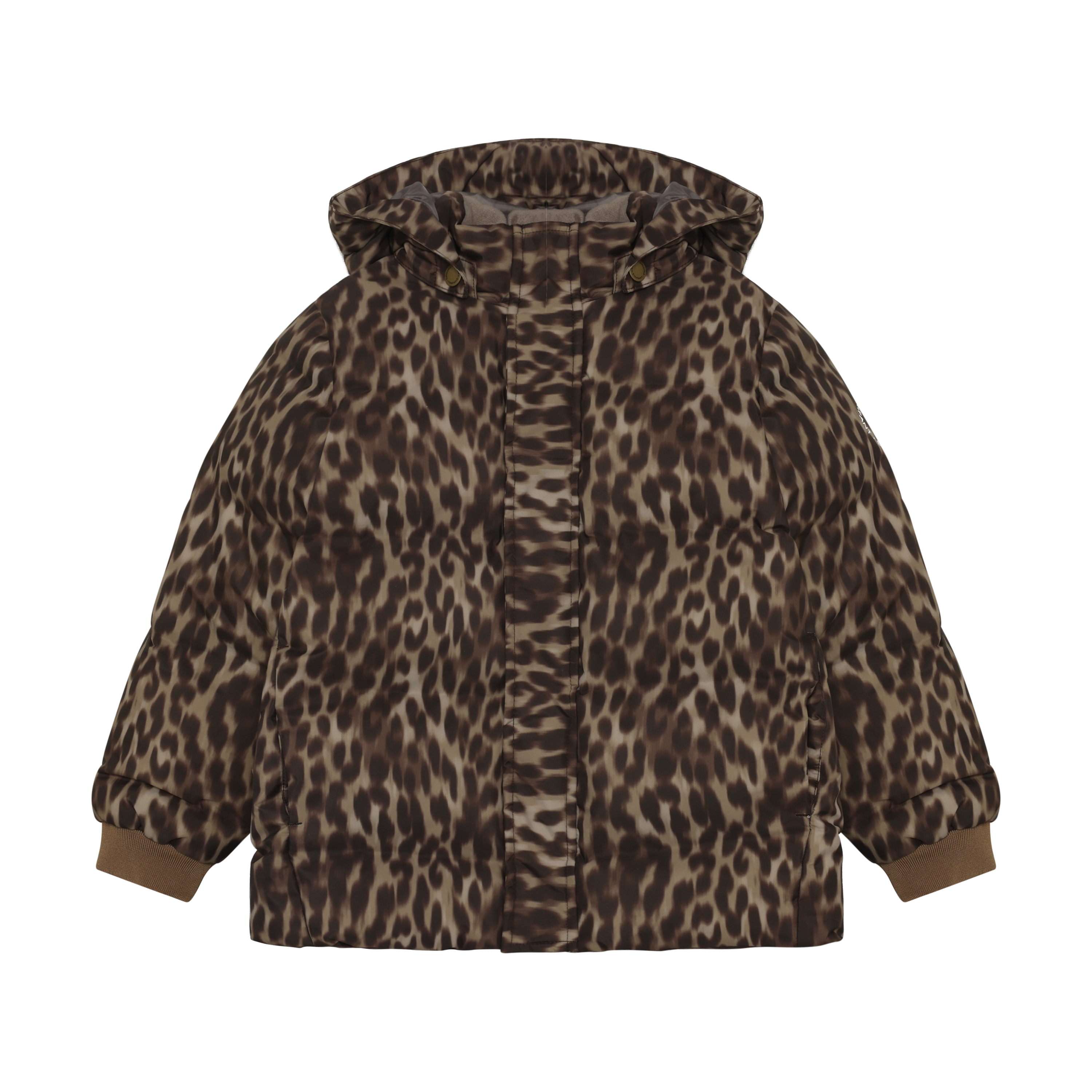 Enfant Enfant - Jacket Quilt Flock AOP - Pine Bark - Pearls & Swines