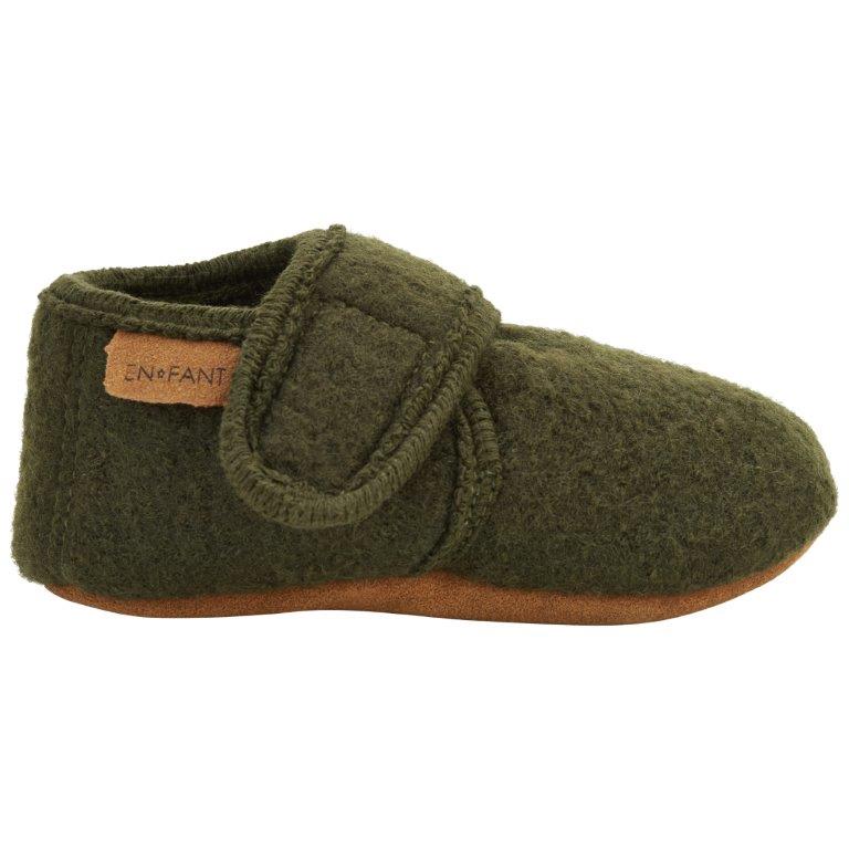 Enfant Enfant - Baby Wool Slippers - Rosin - Pearls & Swines