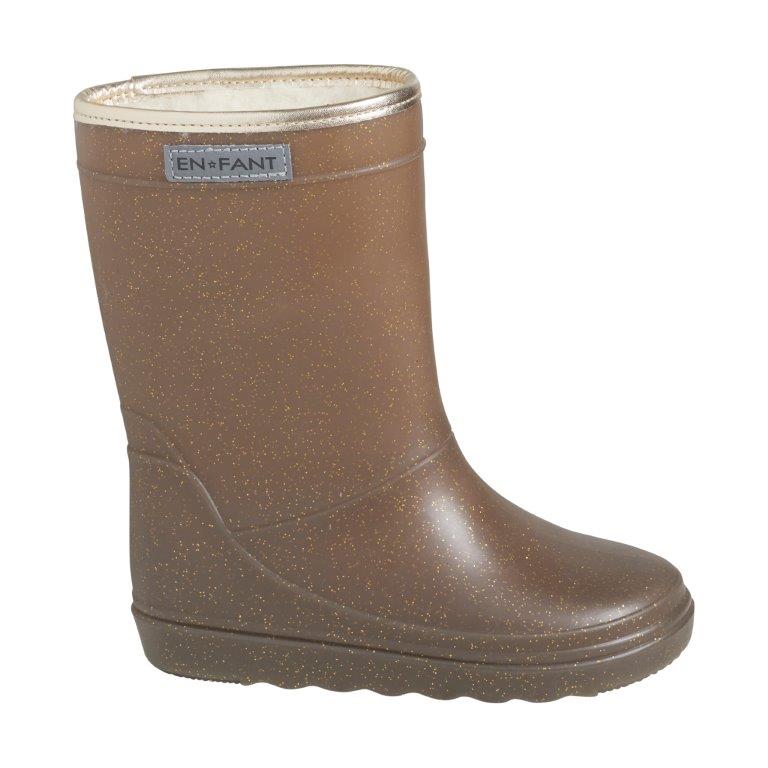 Enfant Enfant - Thermo Boot - Chocolate Chip Glitter - Pearls & Swines