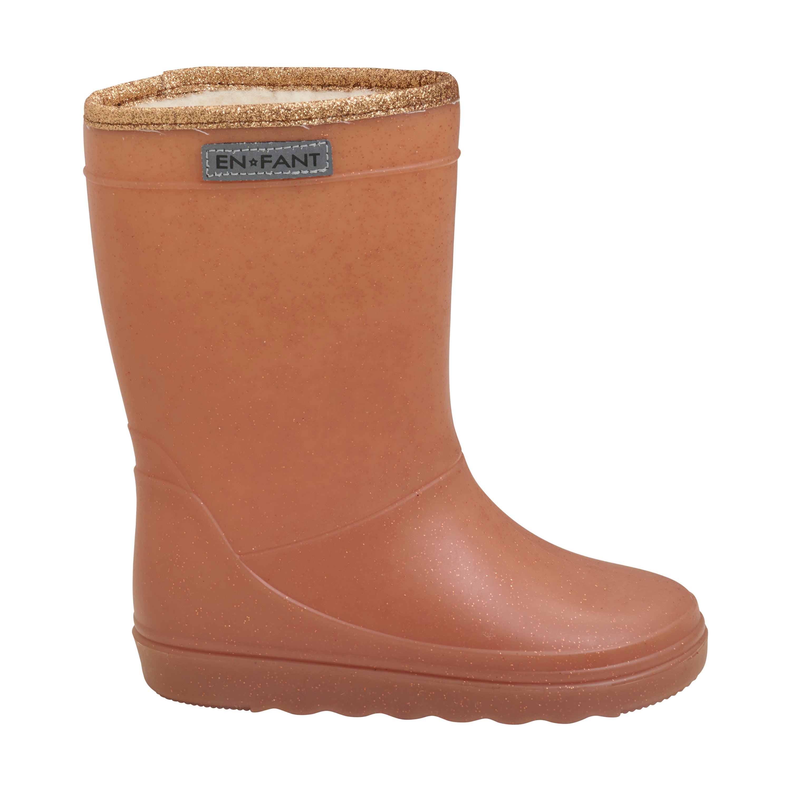 Enfant Enfant - Thermo Boot - Mocha Bisque Glitter - Pearls & Swines