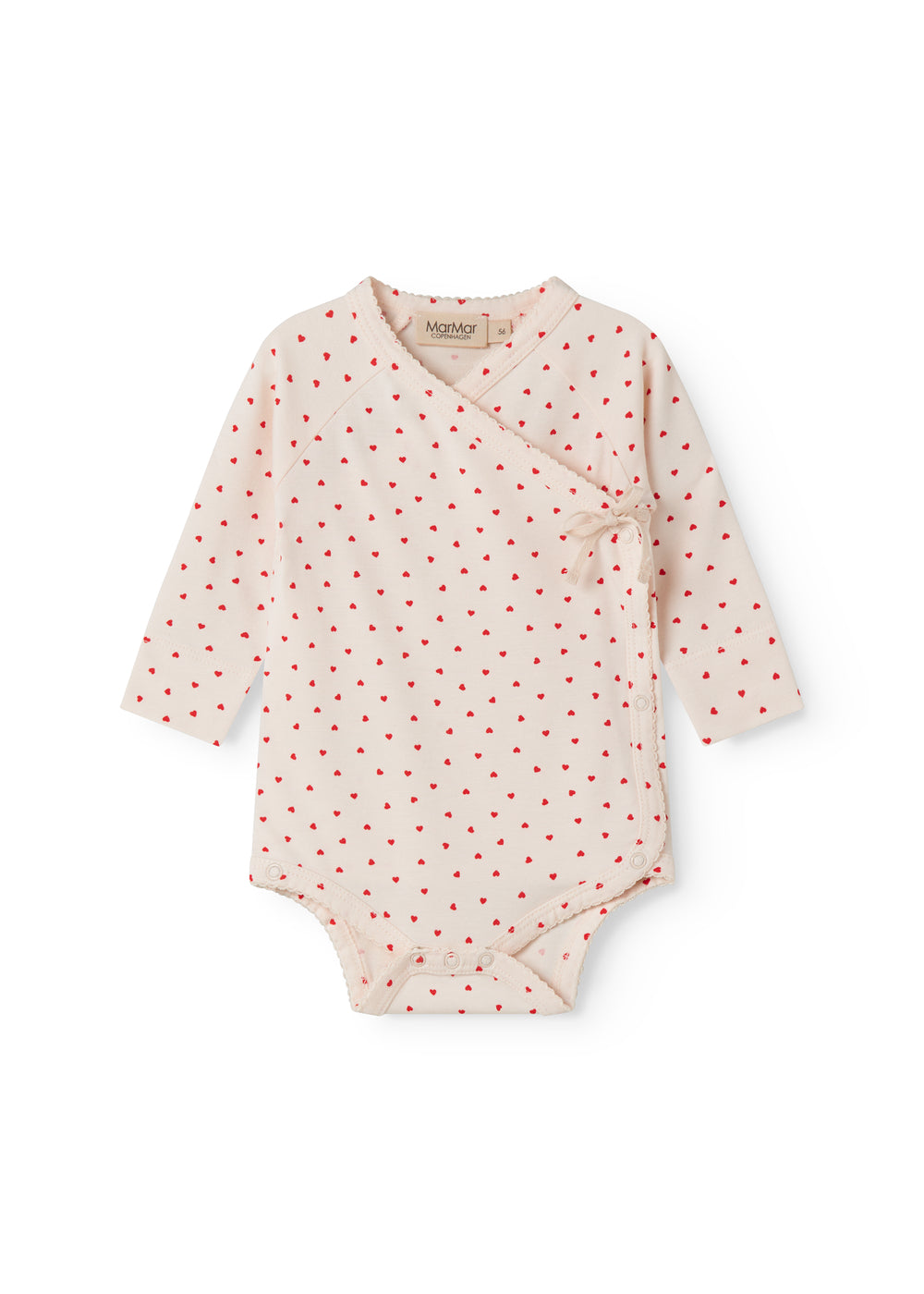 MarMar Copenhagen MarMar Copenhagen - Newborn Belita Modal Smooth Print - Happy Hearts - Pearls & Swines