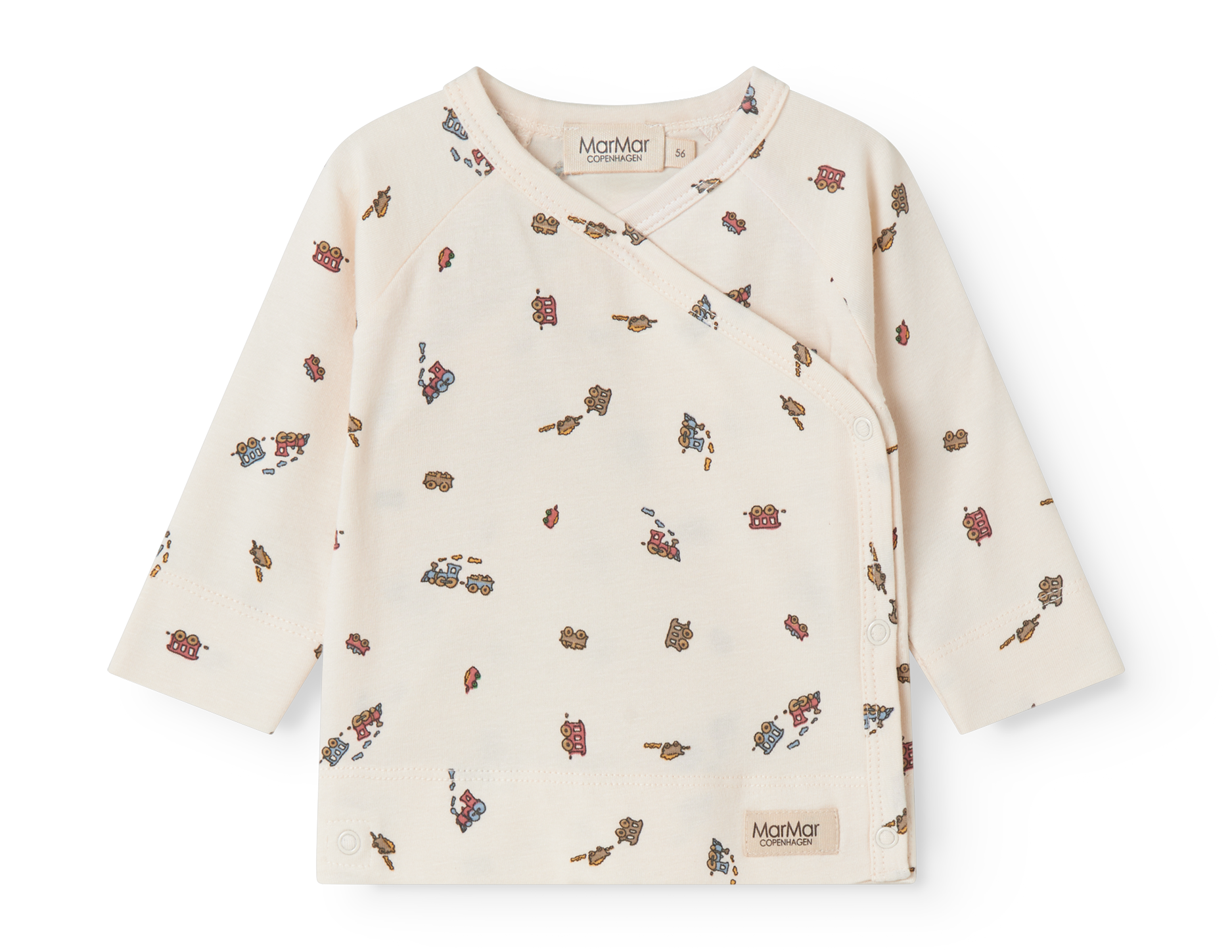 MarMar Copenhagen - Tuti Wrap LS Newborn  - Trains