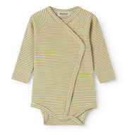 MarMar Copenhagen - Newborn Bellis Modal Fine Rib - Olive Stripe