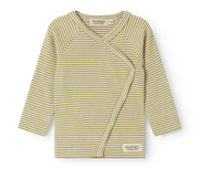 MarMar Copenhagen MarMar Copenhagen - Premature Tina Modal Fine Rib - Olive stripe - Pearls & Swines
