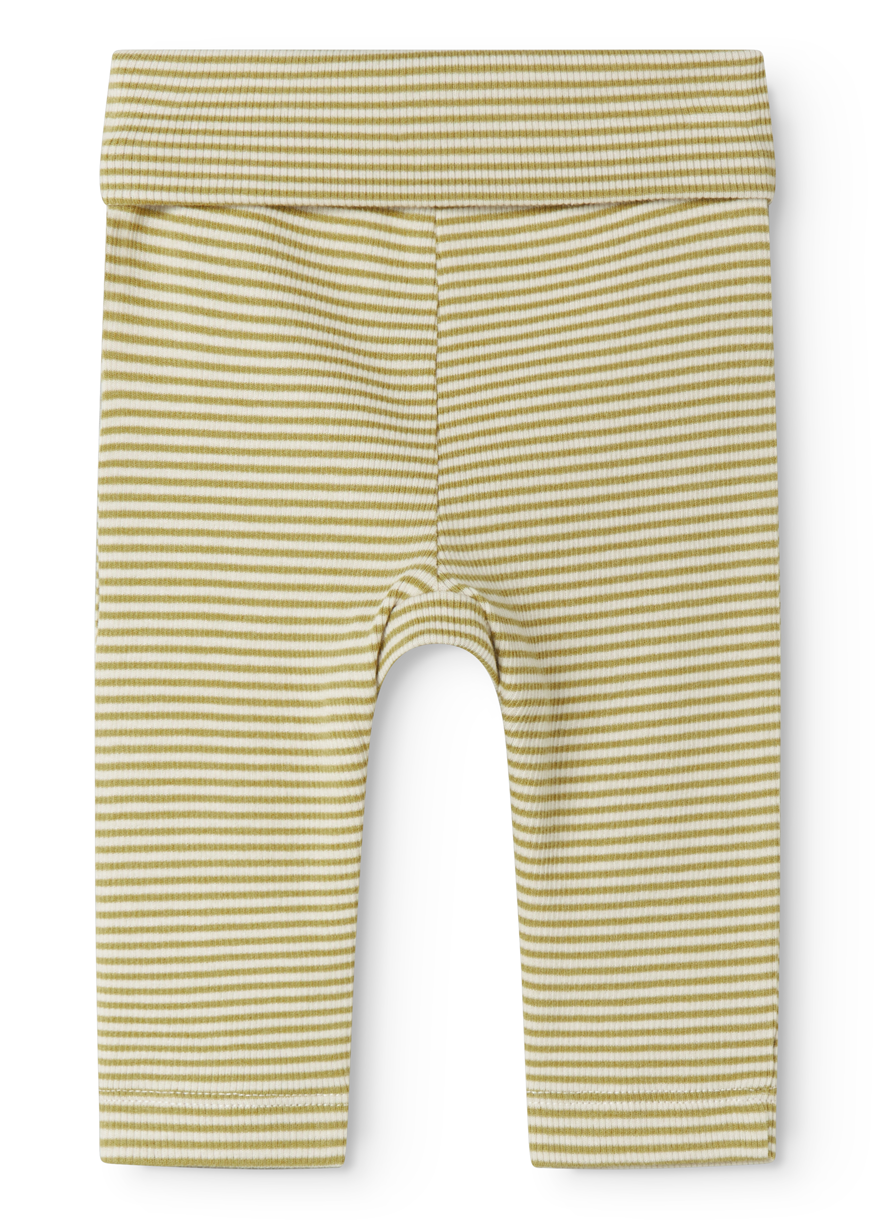MarMar Copenhagen MarMar Copenhagen - Premature Piva Modal Fine Rib - Olive stripe - Pearls & Swines