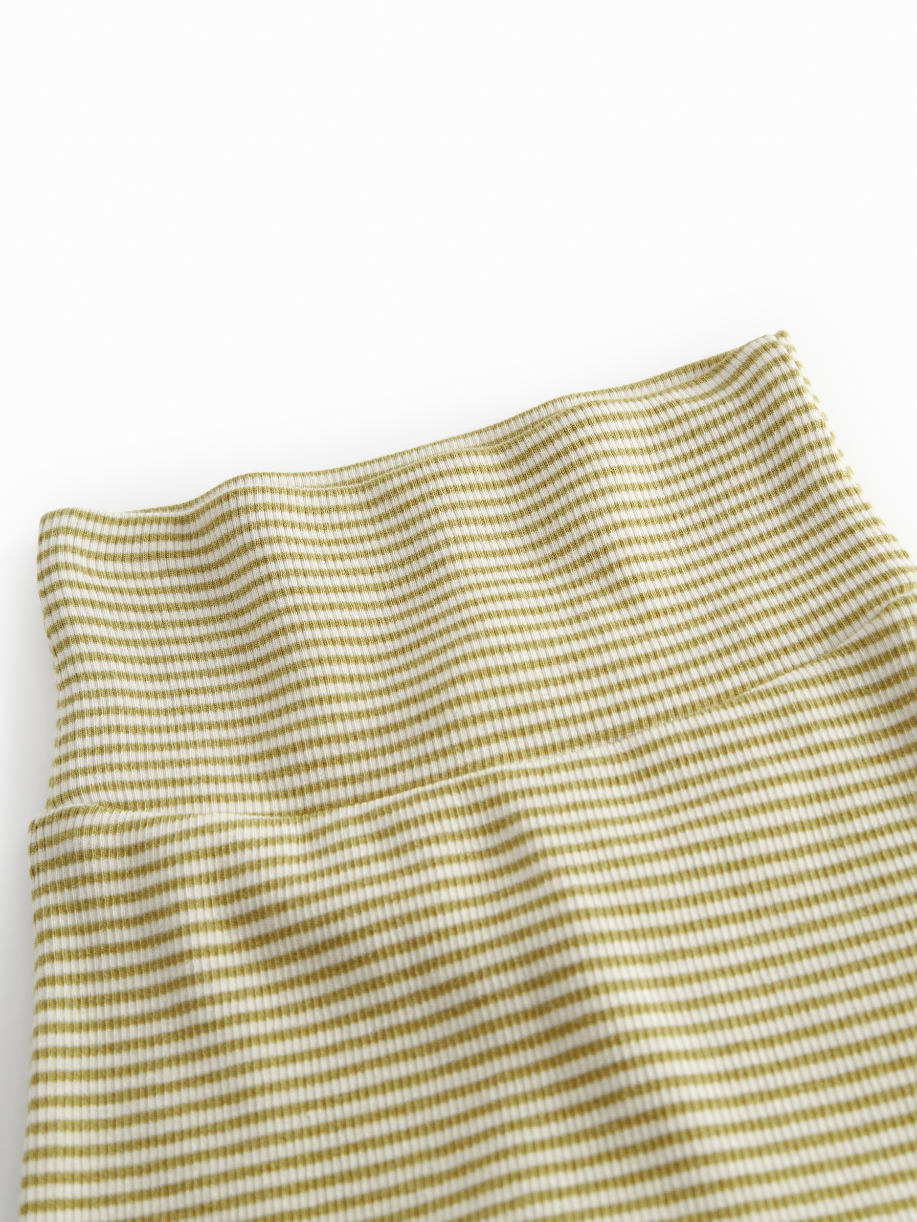 MarMar Copenhagen MarMar Copenhagen - Premature Piva Modal Fine Rib - Olive stripe - Pearls & Swines