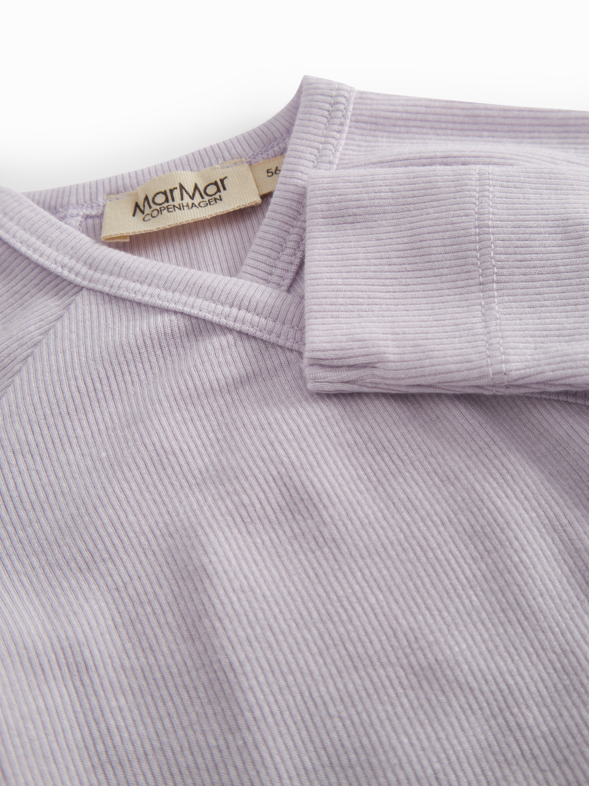 MarMar Copenhagen MarMar Copenhagen - Tuti Wrap LS Micro Modal Newborn - Sweet Violet - Pearls & Swines