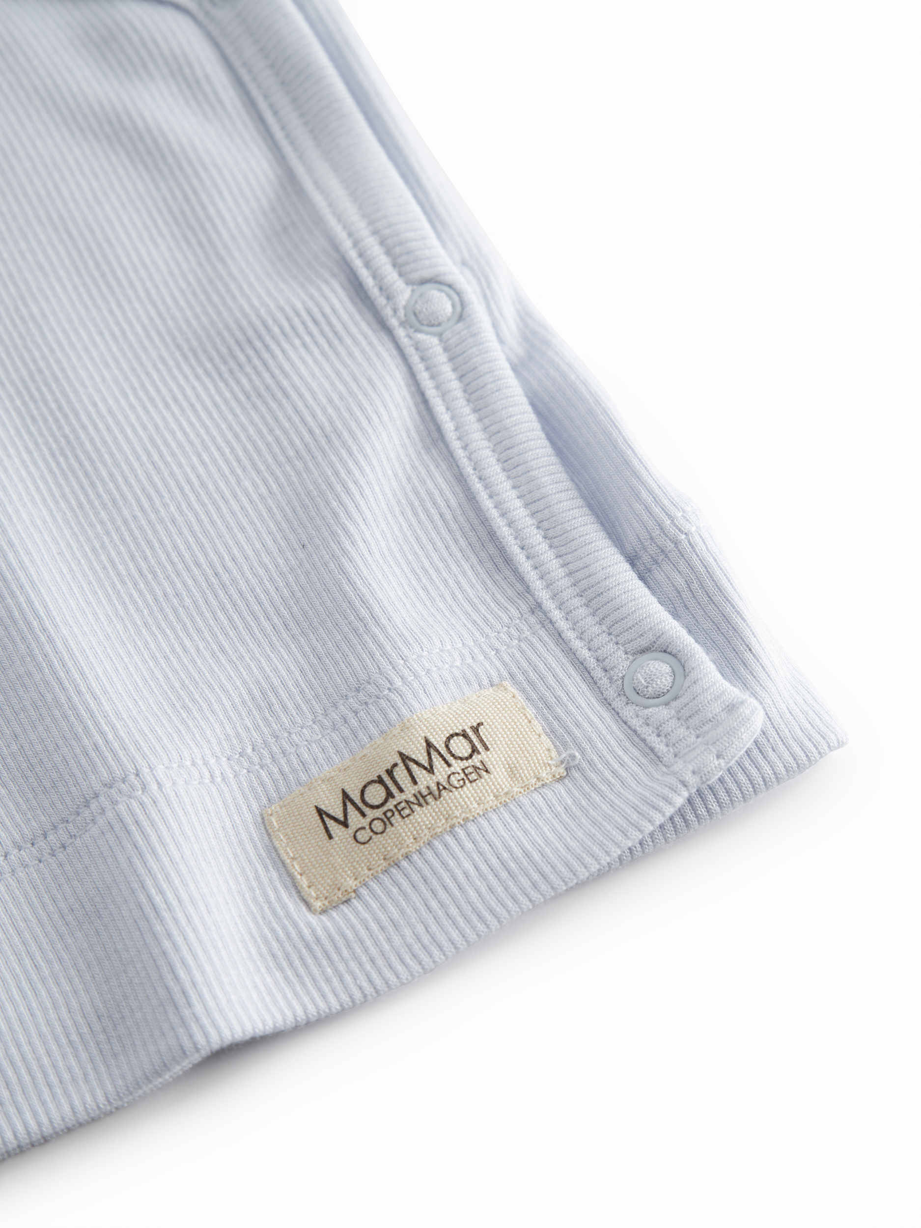 MarMar Copenhagen MarMar Copenhagen - Tuti Wrap LS Micro Modal Newborn - Blue Mist - Pearls & Swines