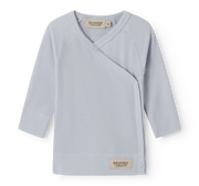 MarMar Copenhagen MarMar Copenhagen - Tuti Wrap LS Micro Modal Newborn - Blue Mist - Pearls & Swines