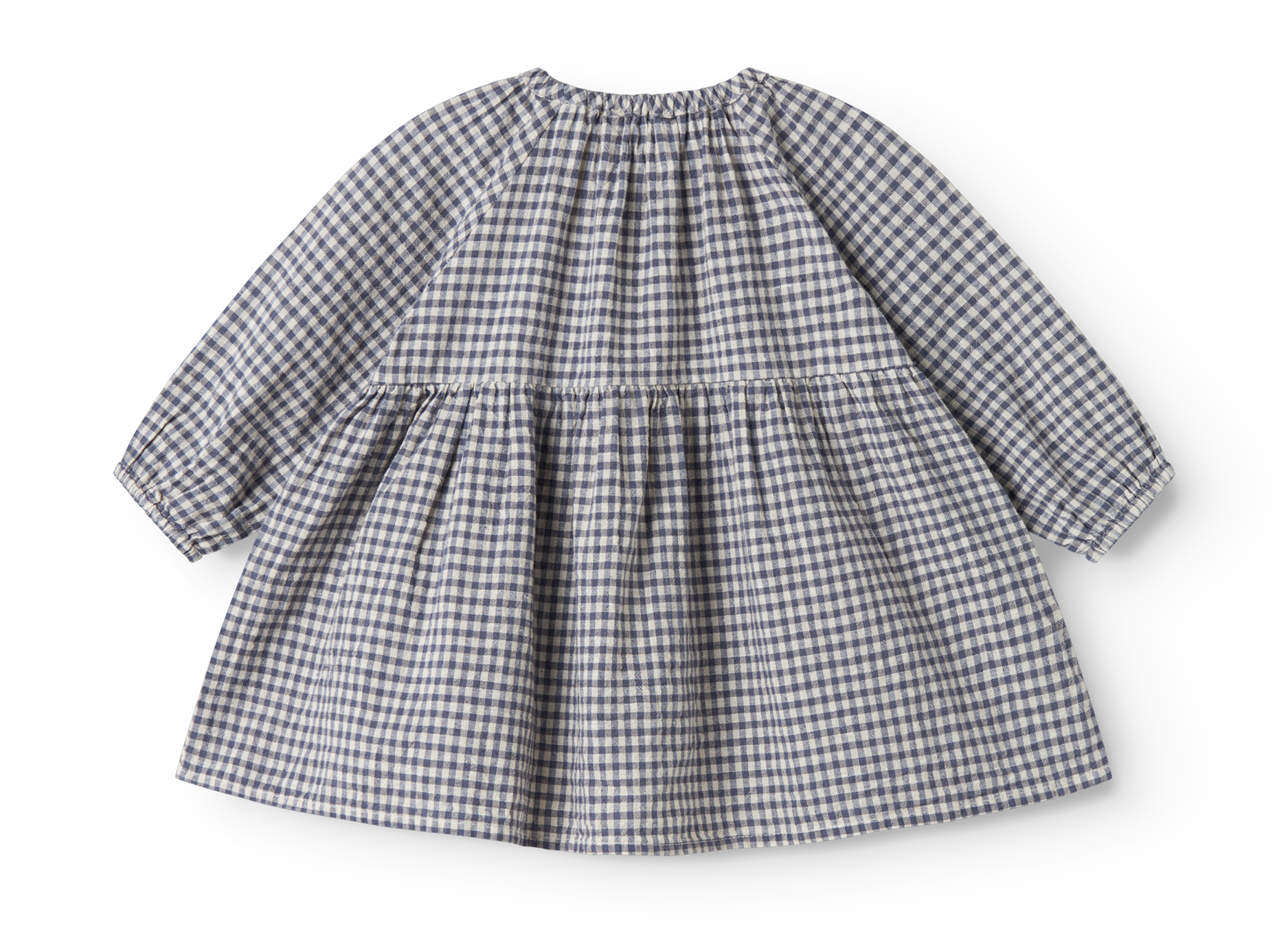 MarMar Copenhagen MarMar Copenhagen - Baby Dawson Cotton Linen - Marine Check - Pearls & Swines