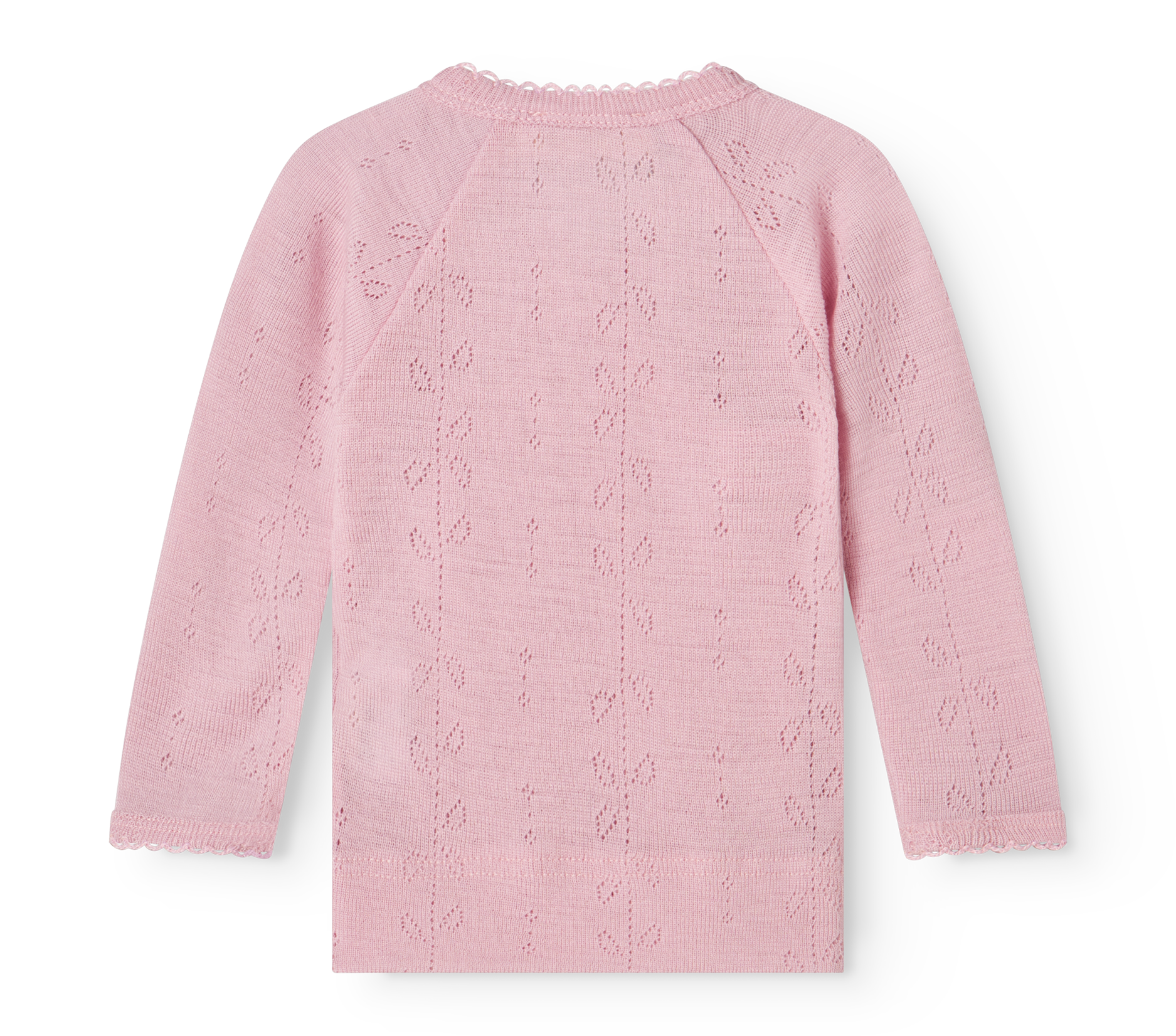 MarMar Copenhagen MarMar Copenhagen - Tuti Wrap Wool Pointelle Newborn - Soft Berry - Pearls & Swines